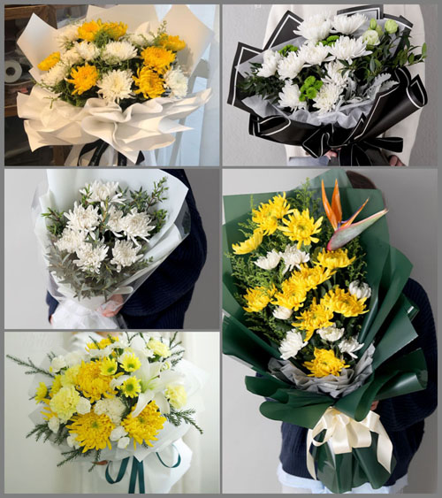 山东临沂莒南县石莲子镇白事花束代送